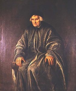Porträt von Dr. Zaccaria dal Pozzo (gest. 1561), 102 Jahre alt von Pietro de Mariscalchi