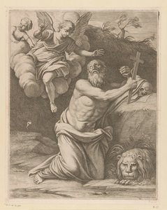 Der heilige Hieronymus in der Wüste