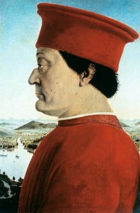 Porträt von Federico da Montefeltro, Herzog von Urbino