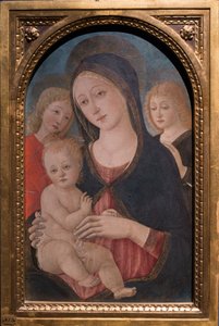 Madonna und Kind mit zwei Engeln, ca. 1480