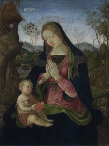 Jungfrau und Kind, ca. 1490-1500 von Pintoricchio