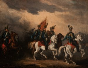 Blaue Husaren von Piotr Michalowski