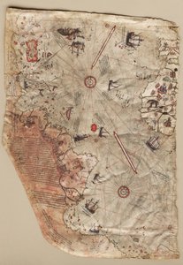 Die Piri Reis Weltkarte, 1513 von Piri Reis