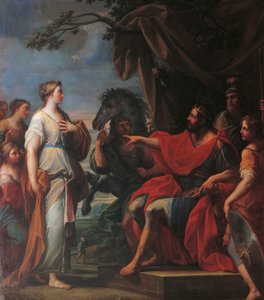 Clelia vor Porsena von Placido Costanzi