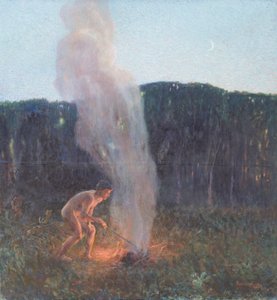 Die Rauchsäule von Plinio Nomellini
