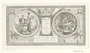 Medaille auf die Allianz zwischen der französischen und der Batavischen Republik, 1795