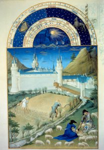 Juli: Das Schloss von Poitiers, Ernteszene von Pol de Limbourg