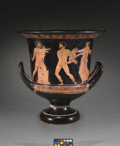 Lukanischer Kalix-Krater, um 400 v. Chr. von Policoro Painter