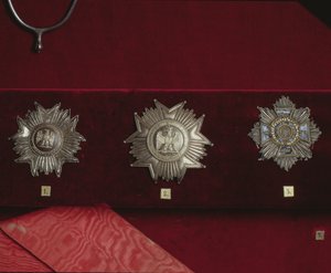 Die Orden von Prinz Josef Anton Poniatowski (1763-1813) (Silber mit Silberfaden & Pailletten) von Polish School
