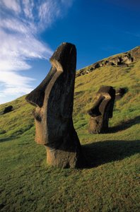 Moai-Statuen, Rapa Nui Nationalpark, Osterinsel, Chile