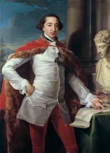 Porträt von Richard Milles, wahrscheinlich 1760er Jahre von Pompeo Batoni