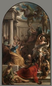 Der Fall von Simon Magus, um 1745-1750 von Pompeo Batoni