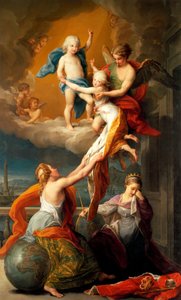 Allegorie auf den Tod der beiden Kinder von Ferdinand IV.
