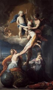 Allegorie auf den Tod der Kinder von Ferdinand IV.