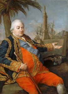 Pierre André de Suffren de Saint Tropez 1729-1788 von Pompeo Girolamo Batoni