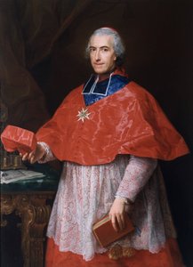 Porträt von Kardinal Jean-François Joseph de Rochechouart von Pompeo Girolamo Batoni