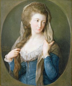 Porträt einer Frau, traditionell identifiziert als Margaret Stuart, Lady Hippisley