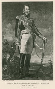 Marschall Edouard-Adolphe-Casimir-Joseph Mortier von Ponce Camus. Marie Nicholas