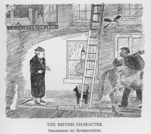 Der britische Charakter, Neigung zum Aberglauben von Pont