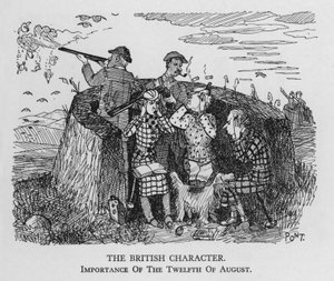 Der britische Charakter; Bedeutung des 12. August von Pont