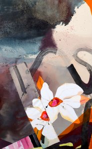 Lebendige Abstrakte Blumen von Poonam Choudhary