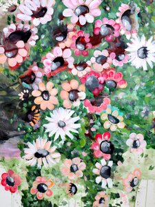 Lebendige Gartenblüten von Poonam Choudhary