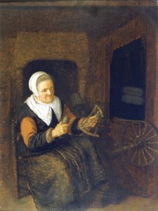 Eine Frau, die fliegt von Pope De