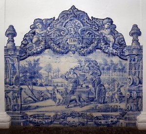 Allegorie der Erde von Portuguese School
