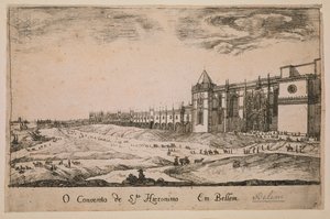 Hieronymus-Kloster im Bezirk Belem, Portugal 1662 von Portuguese School