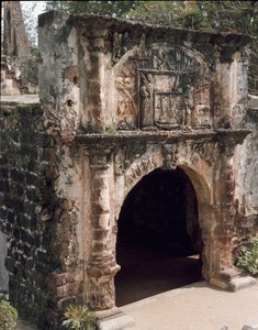 Ansicht des Tores der Festung Fortaleza