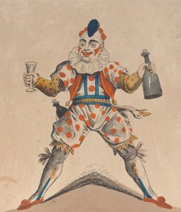 Mr. Grimaldi als Clown, 13. Juli 1822 von Possibly Piercy Roberts