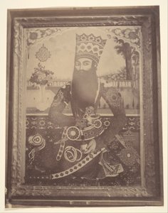 [Fath-Ali Shah, Gemälde, das einst Hmah [] Saula, dem Onkel des Königs, gehörte] von Possibly by Luigi Pesce.