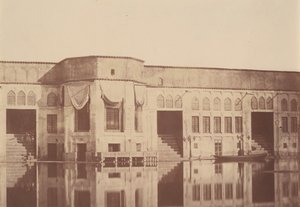 [Sommerresidenz Qasr des Schahs, Emarat-e xoruji, Teheran, Iran], 1840er-60er Jahre