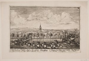 Einzug von Frederik V. in Horsens von Poul Isac Grønvold