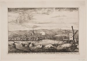 Einzug von Frederik V in Randers von Poul Isac Grønvold