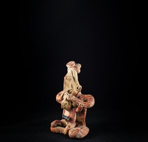 Weibliche Statuette / Mexikanische Kunst, Nayarit von Precolombian Precolombian