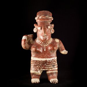 Weibliche Statuette / Mexikanische Kunst, Nayarit
