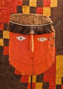 Grabmaske / Peru, Chancay-Kultur