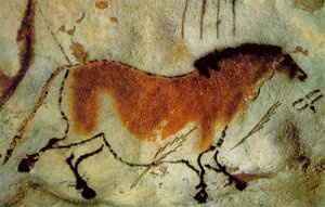 Ein Pferd, ca. 15.000-10.000 v. Chr.