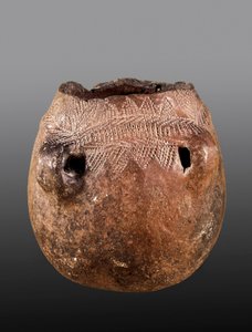 Vorgeschichte: Keramikvase, Neolithikum. Aus Cacin (Keramik)
