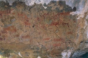 Wilde Tiere (Höhlenmalerei) von Prehistoric Prehistoric