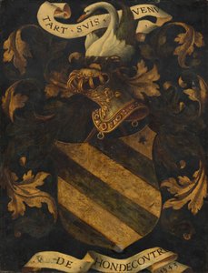 Wappen mit Helmzier [Rückseite]