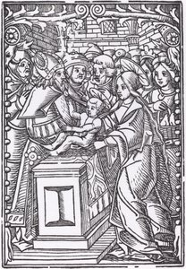 Darstellung im Tempel von Probably French 16th Century