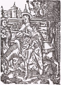 Die Flucht nach Ägypten von Probably French 16th Century