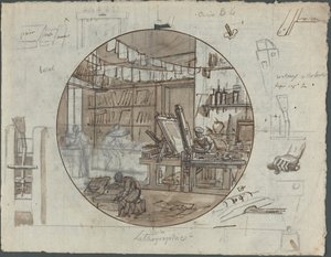 Lithographiewerkstatt von Probably French 19th Century