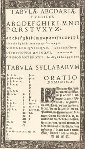 Alphabet für ein Lesebuch