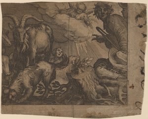 Verkündigung an die Hirten von Probably Netherlandish 17th Century
