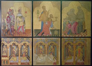 Rekonstruktion eines Wandgemäldes ursprünglich in der St. Stephen