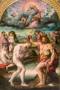 Die Taufe Christi durch Johannes