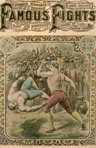 Der Kampf zwischen Tom Spring und Bill Neat, 1823, spätes 19. oder frühes 20. Jahrhundert von Pugnis